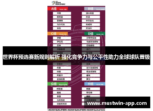 世界杯预选赛新规则解析 强化竞争力与公平性助力全球球队晋级